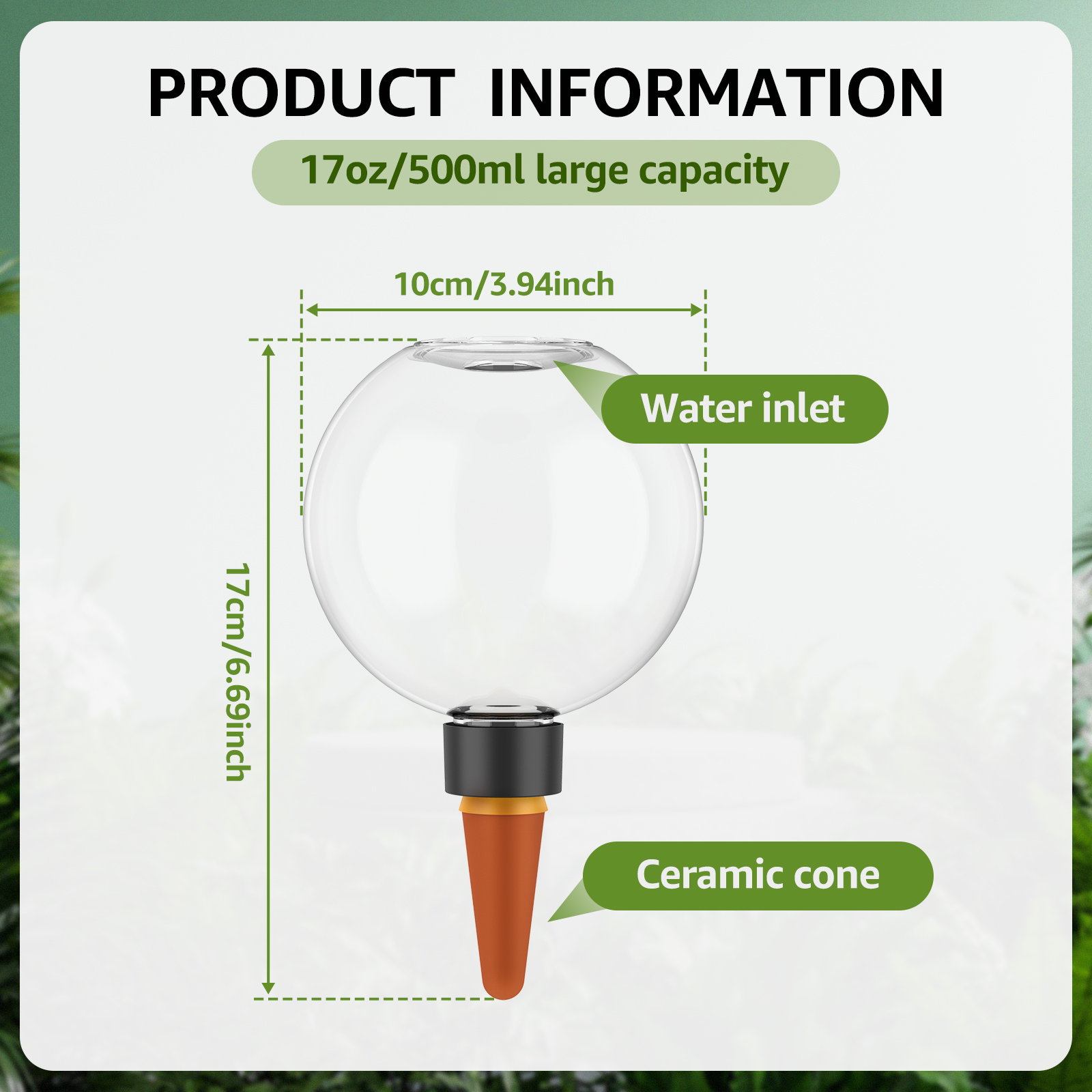 2/4Pcs 500ML Automatic Drip Ir - Urban Farming System reseña y precio