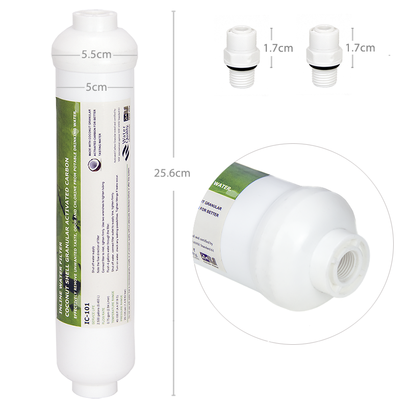 Coronwater Inline RO GAC Posfi - Carbon Filter Inline reseña y precio