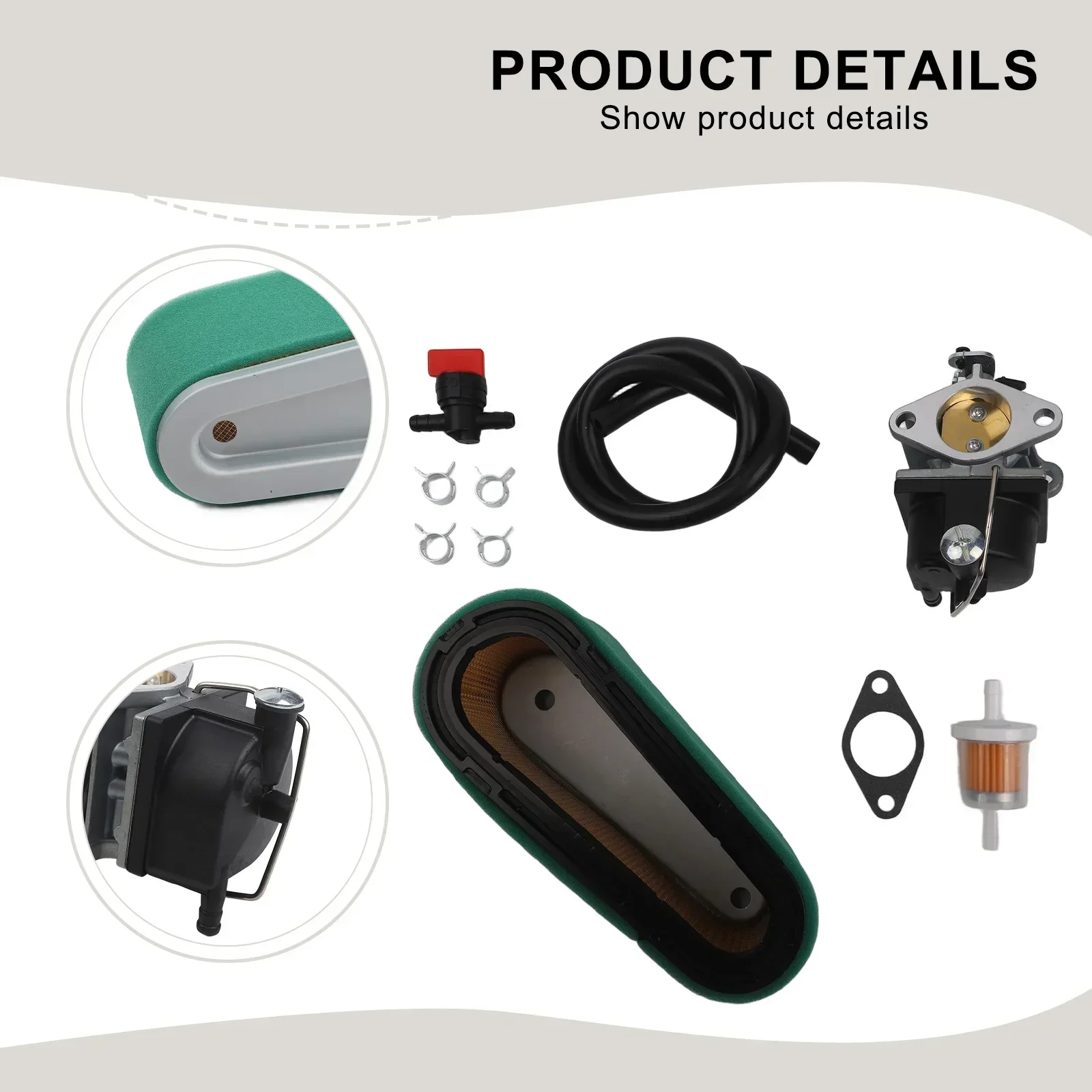 Premium Carburetor Kit for OHV - Carbon Filter Inline reseña y precio
