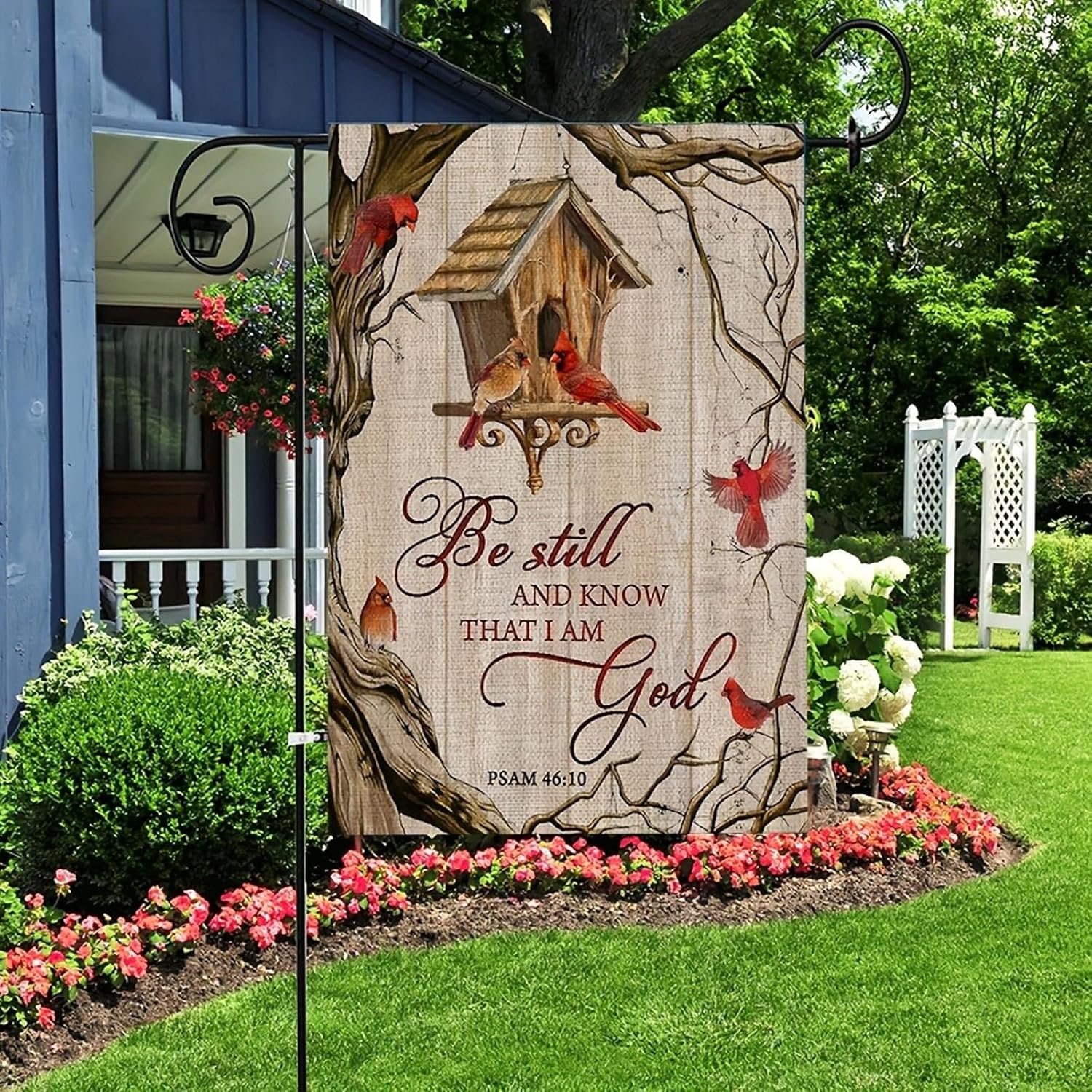 The Holy Bible Garden Flag 12  - Urban Farming Gardening reseña y precio