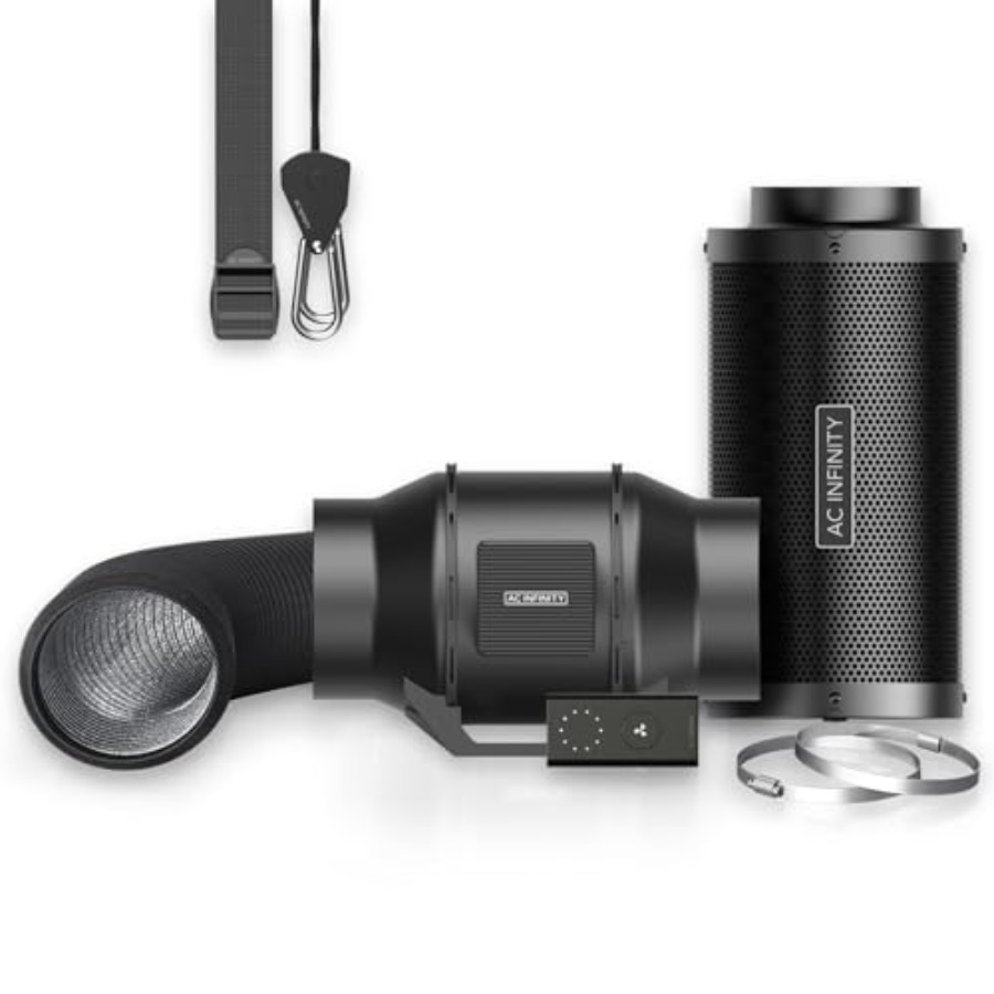 Grow tent air filtration kit:  - Carbon Filter Inline reseña y precio