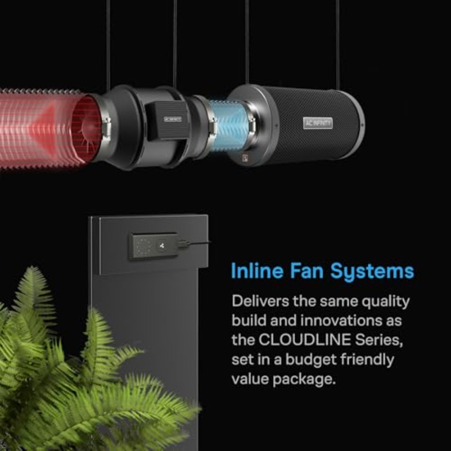 Grow tent air filtration kit:  - Carbon Filter Inline reseña y precio