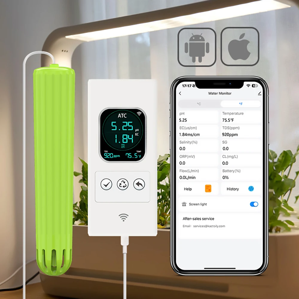 Kactoily 4-in-1 WiFi Sensor Ur - Urban Farming Gardening reseña y precio