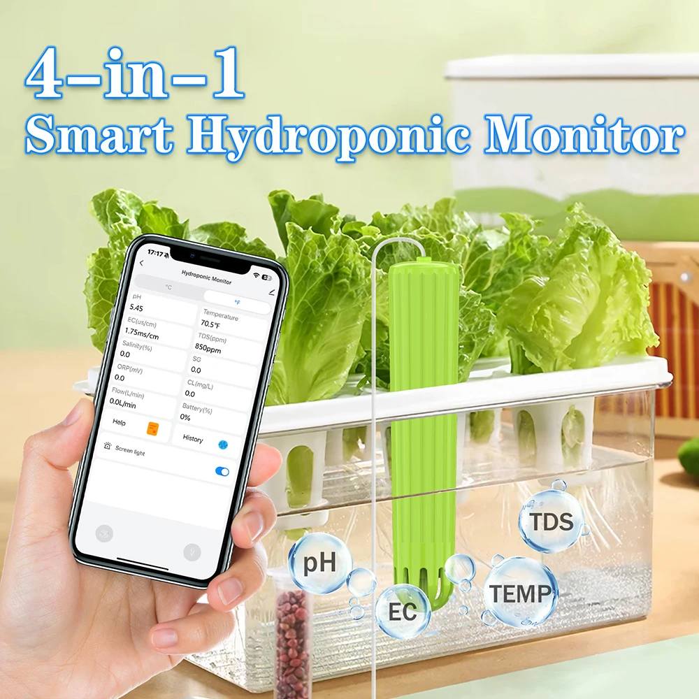 Kactoily 4-in-1 WiFi Sensor Ur - Urban Farming Gardening reseña y precio