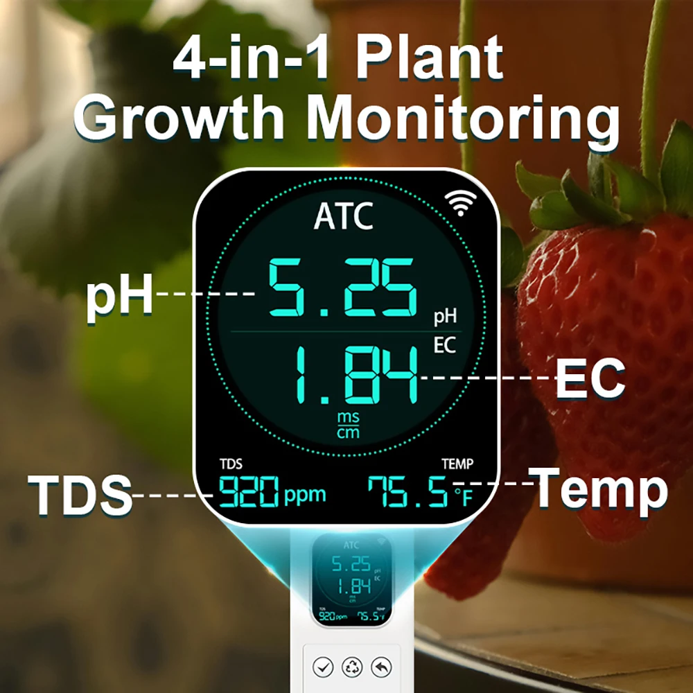 Kactoily 4-in-1 WiFi Sensor Ur - Urban Farming Gardening reseña y precio
