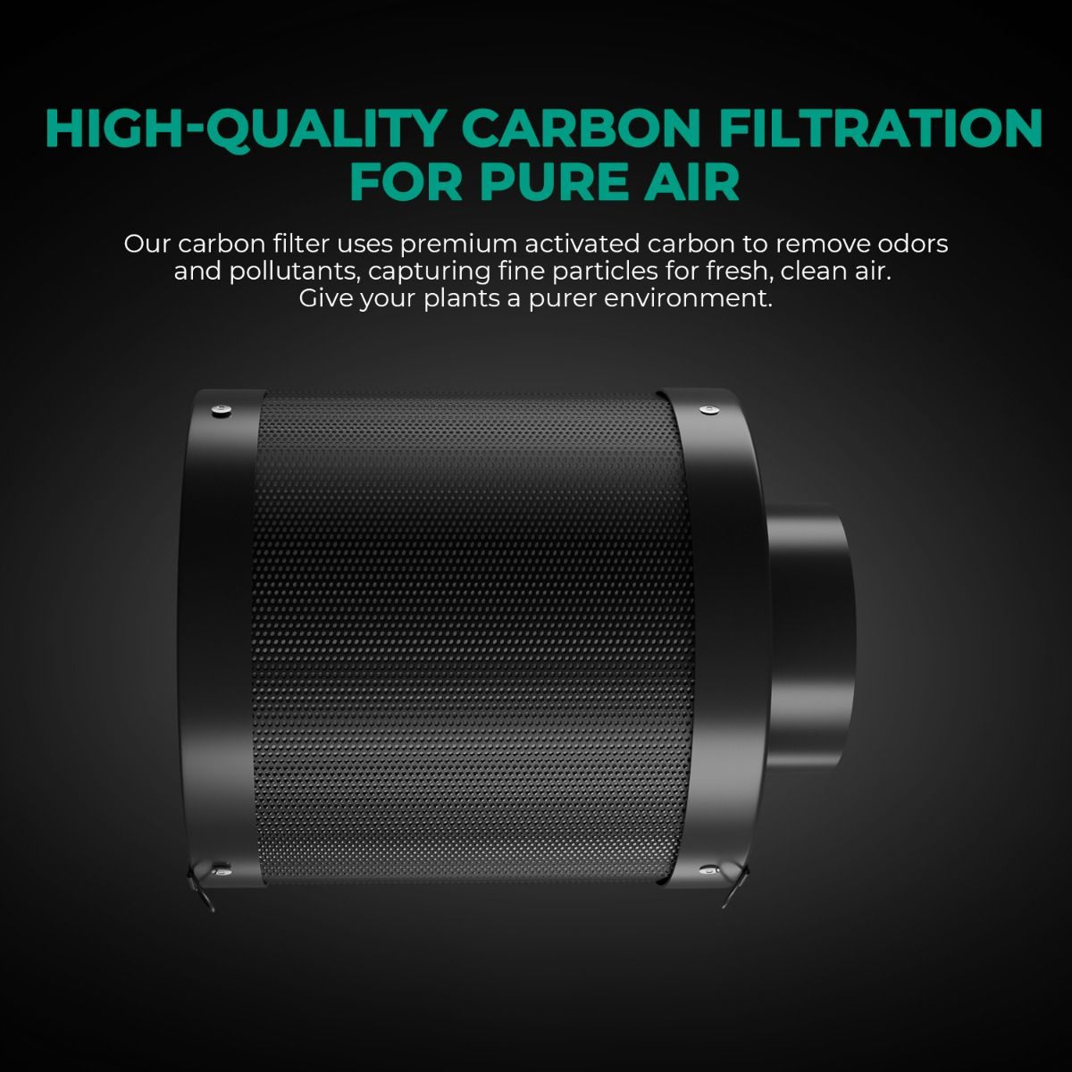 6 Inch Large Refillable Activa - Carbon Filter Inline reseña y precio