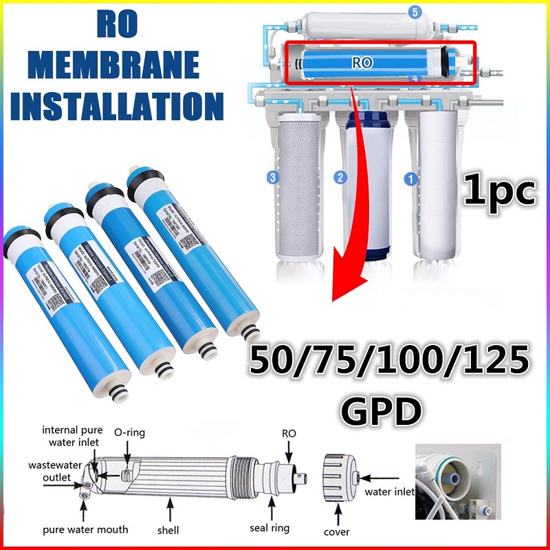 Home Kitchen Reverse Osmosis R - Carbon Filter Inline reseña y precio