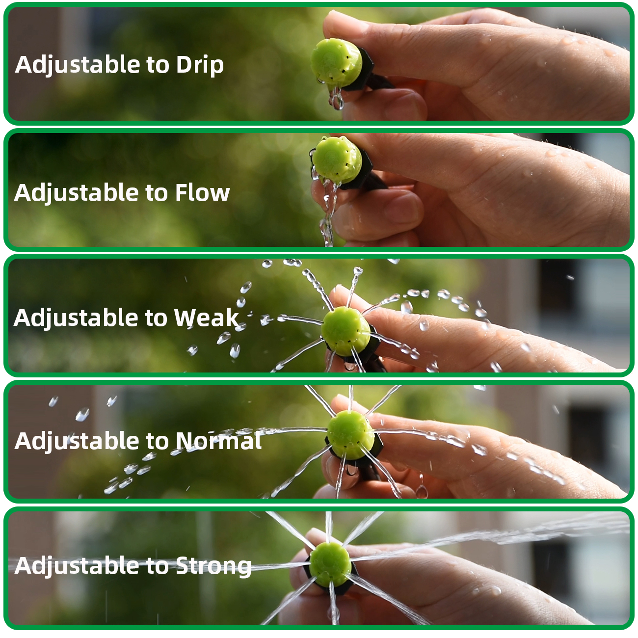 SPRYCLE 50-800PCS Green 1/4''  - Urban Farming System reseña y precio